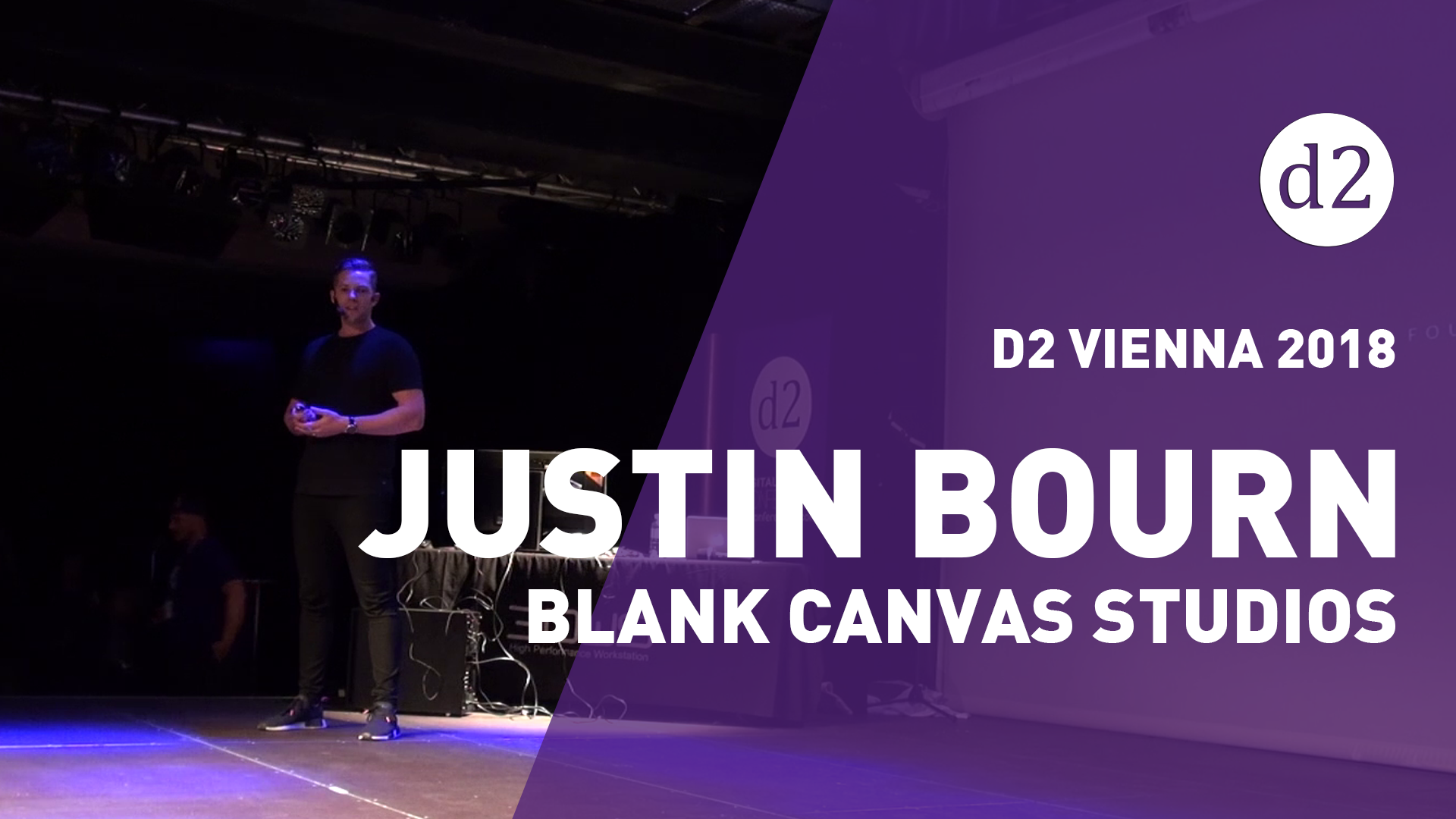D2 Vienna 2018: Justin Bourn from Blank Canvas Studios